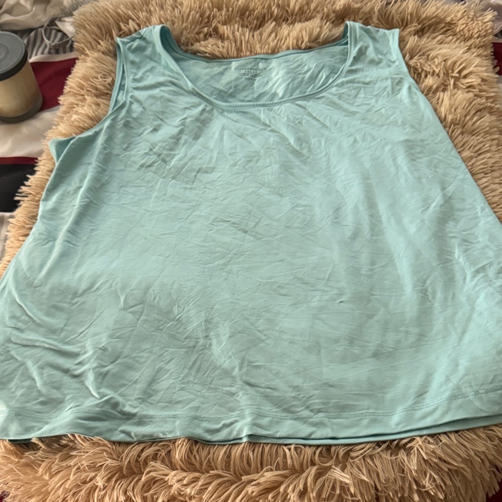 Charter Club Light Blue Tank Top
